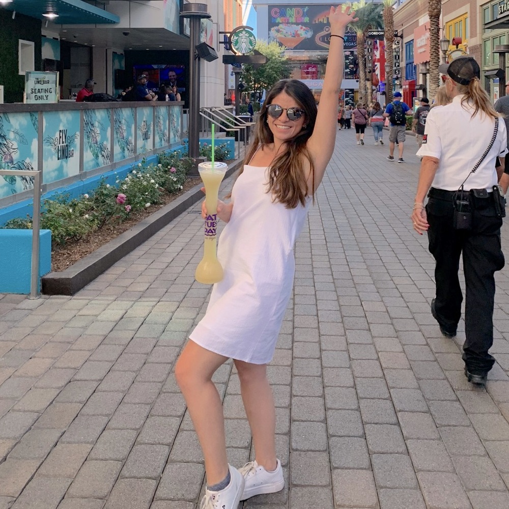 White cotton dress